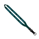 aerial view a hunter green 3/4 smooth nylon slide release lanyard, image 1 of 2