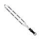 aerial view a white 3/4 smooth nylon slide release lanyard, image 1 of 2
