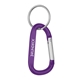 a purple aluminum large carabiner 3 x 1-1/2