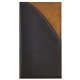 aerial view a tan-black 2 tone vinyl designer series barcelona planner - weekly / 1 color insert, image 1 of 3
