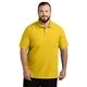 aerial view a yellow port authority(r) dry zone(r) grid polo - colors, image 1 of 6