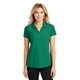 aerial view a jewel green port authority(r) womens dry zone(r) grid polo - colors, image 1 of 6