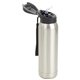 aerial view a silver stratford 17 oz pop - top vacuum insulated stainless steel bottle, image 1 of 2