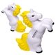 aerial view a white unicorn white - stress reliever, image 1 of 2