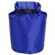 aerial view a blue 5- liter waterproof gear bag, image 1 of 3