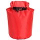aerial view a red 5- liter waterproof gear bag, image 1 of 2