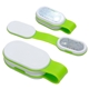 aerial view a lime green magna clip personal safety light, image 1 of 2