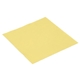 aerial view a yellow premium 6 x 6 microfiber cloth - 1- color, image 1 of 2