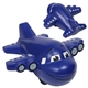 aerial view a blue large airplane - stress reliever, image 1 of 2