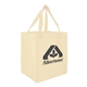 10.5w x 11.75h with 8 Gusset Shopping Tote