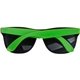 aerial view a green (pms 2270) 100 uv protected rb - flex sunglasses, image 1 of 2