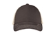 aerial view a chocolate brown/ stone district (r) super soft mesh back cap, image 1 of 3