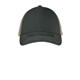 aerial view a black/ khaki district (r) super soft mesh back cap, image 1 of 3