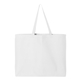 aerial view a white q - tees - 25l jumbo tote, image 1 of 2