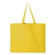 aerial view a yellow q - tees - 25l jumbo tote, image 1 of 2
