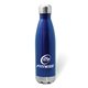 a blue 17 oz stainless steel double walled cola bottle