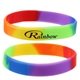 a rainbow vibrant rainbow pride bracelet