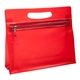 aerial view a red durable vanity bag, image 1 of 2