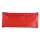 aerial view a frost red frosted pencil pouch, image 1 of 2