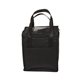 aerial view a black non - woven portage cubic lunch cooler bag, image 1 of 3