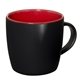 aerial view a black/red riviera ceramic mug - 12 oz two tone, image 1 of 2