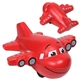 aerial view a red large airplane - stress reliever, image 1 of 2