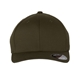 aerial view a olive flexfit hat - cotton blend cap, image 1 of 3