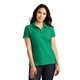 aerial view a bright kelly green port authority(r) womens core classic pique polo, image 1 of 6