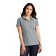 aerial view a gusty grey port authority(r) womens core classic pique polo, image 1 of 6