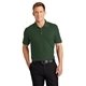 aerial view a deep forest green port authority(r) core classic pique polo, image 1 of 6