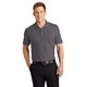 aerial view a graphite port authority(r) core classic pique polo, image 1 of 6