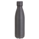 aerial view a matte gray keep 17 oz vacuum insulated stainless steel bottle, image 1 of 2