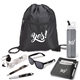 aerial view a black seven - piece sports yes kit, image 1 of 8