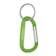 a green aluminum large carabiner 3 x 1-1/2