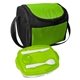 aerial view a lime green/lime green polypropylene lunch tray chiller, image 1 of 2