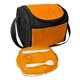 aerial view a orange/orange polypropylene lunch tray chiller, image 1 of 2