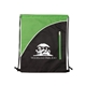 aerial view a lime summit non - woven drawstring backpack, image 1 of 2