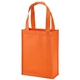 aerial view a orange payson non - woven mini tote, image 1 of 2