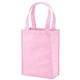 aerial view a pink payson non - woven mini tote, image 1 of 2