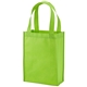 aerial view a lime payson non - woven mini tote, image 1 of 2
