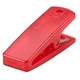 aerial view a translucent red snack - in(tm) bag clip, image 1 of 2