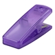 aerial view a translucent purple snack - in(tm) bag clip, image 1 of 2