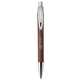 aerial view a brown pms4695 asia click ballpoint pen, image 1 of 2
