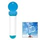 aerial view a blue 1 oz tube bubble dispenser, image 1 of 7