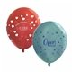 11 Metallic Latex Wrap Balloons