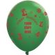 11 Metallic Latex Wrap Balloons