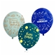 11 metallic latex wrap balloons