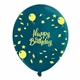 11 metallic latex wrap balloons