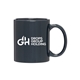 11 oz C-Handle Mug-Orange - Navy Blue