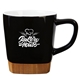 11 oz Ceramic Mug with Removable Bamboo Coaster
